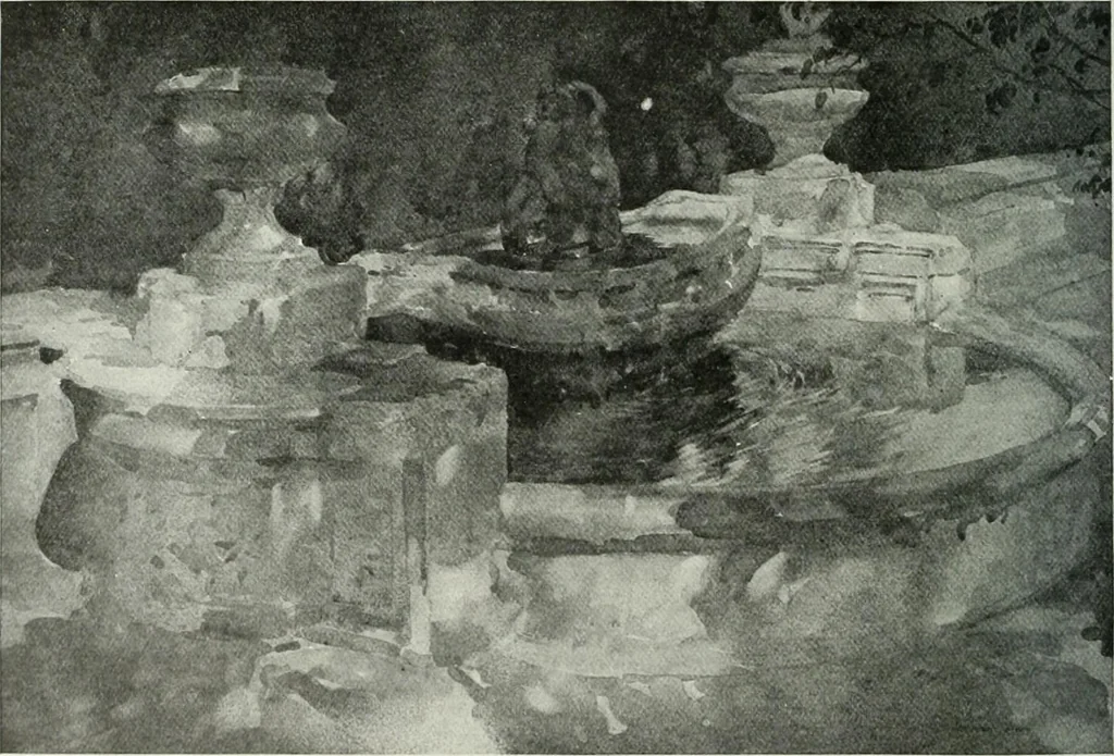 An illustration from Studio international, 1893, leaf 267