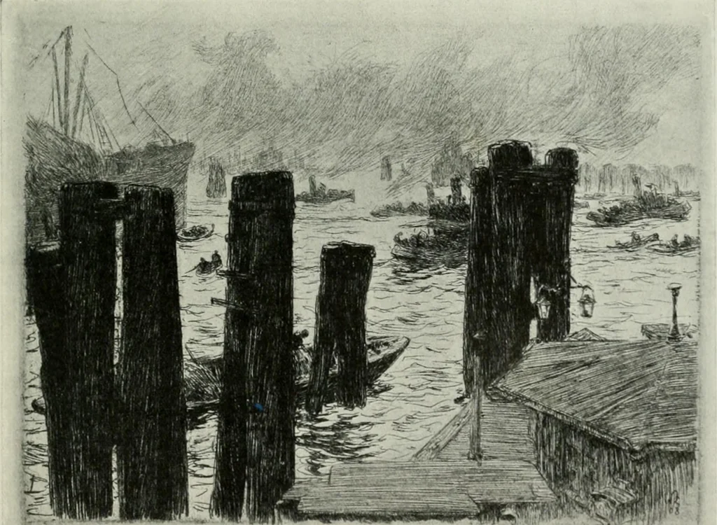 An illustration from Studio international, 1893, leaf 284