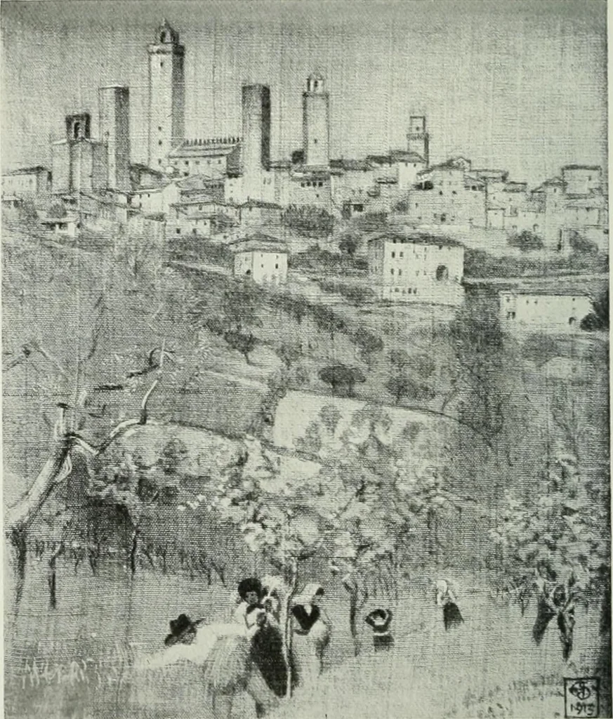 An illustration from Studio international, 1893, leaf 307
