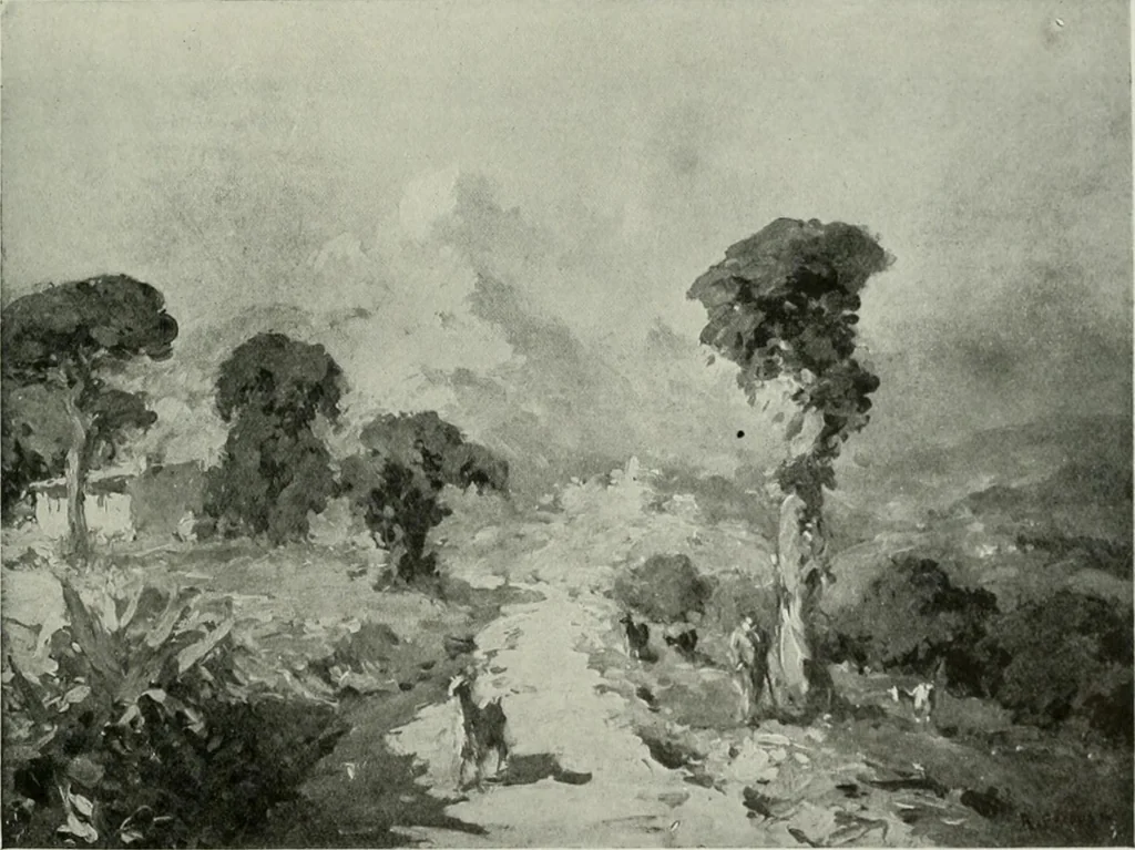 An illustration from Studio international, 1893, leaf 320