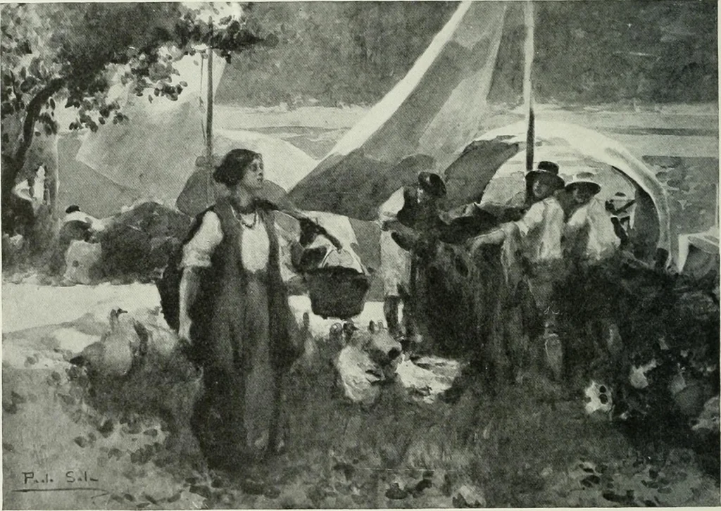 An illustration from Studio international, 1893, leaf 329