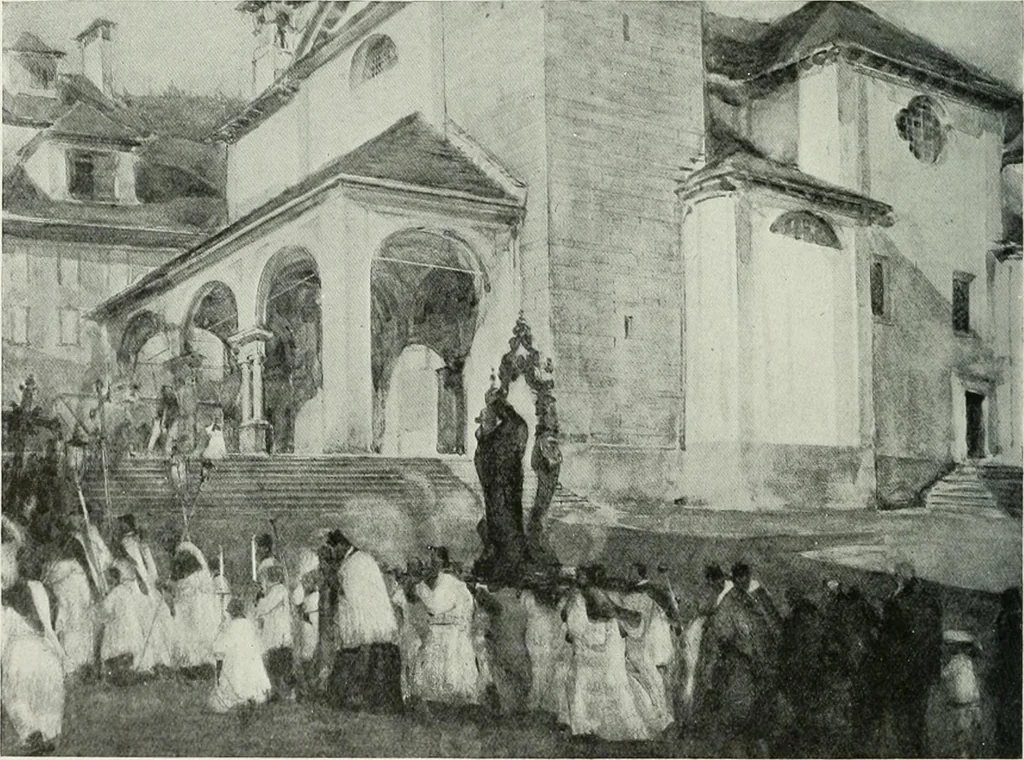 An illustration from Studio international, 1893, leaf 331