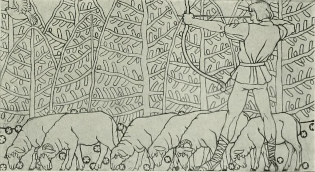 An illustration from Studio international, 1893, leaf 44