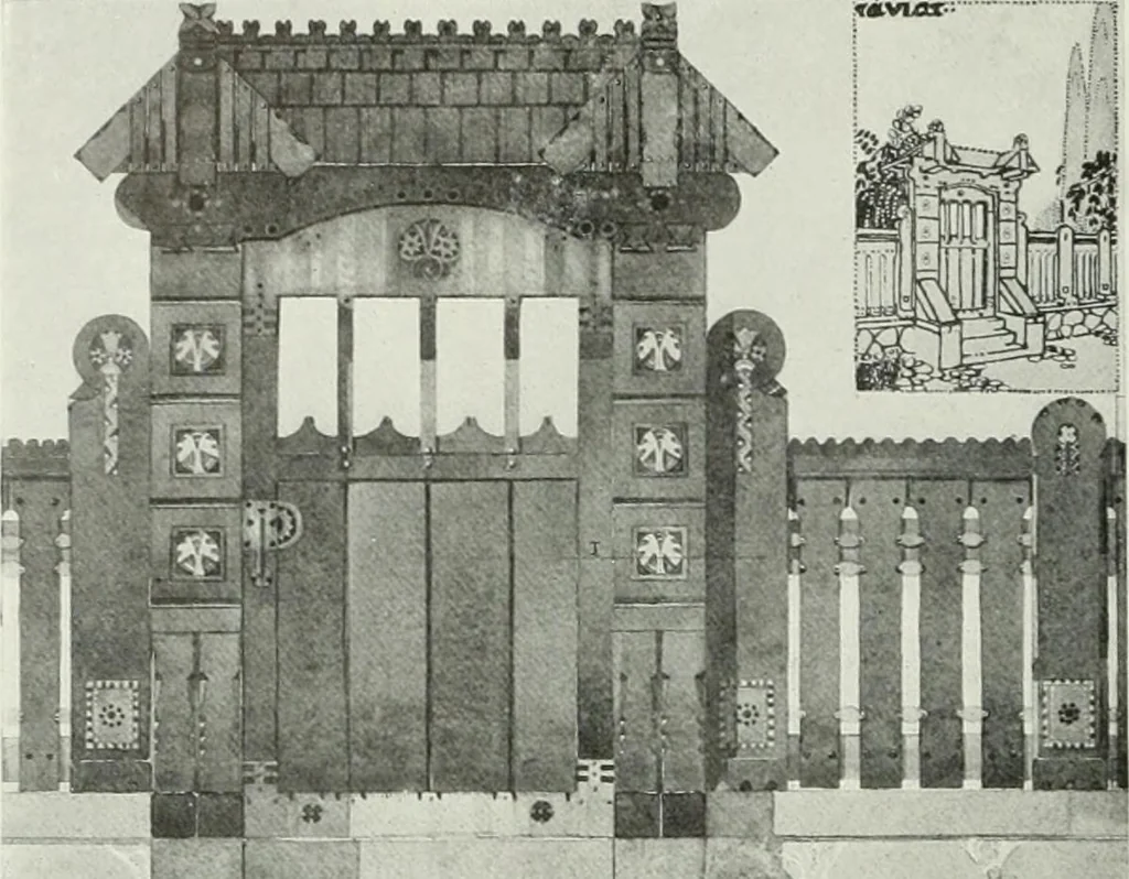 An illustration from Studio international, 1893, leaf 45