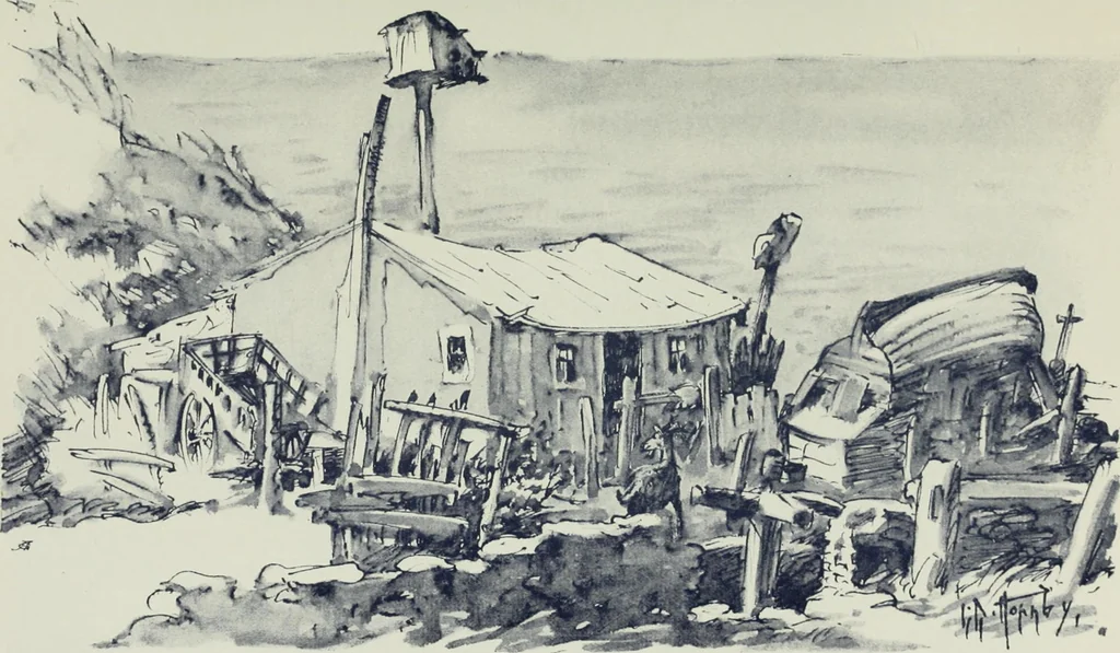 An illustration from Studio international, 1893, leaf 54