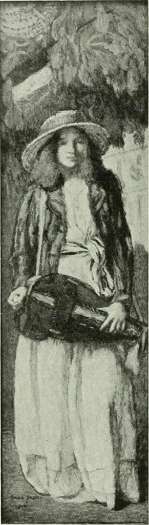 An illustration from Studio international, 1893, leaf 101