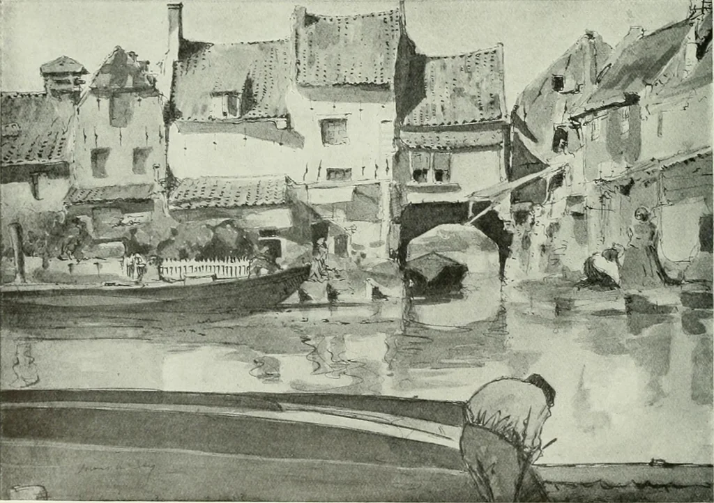 An illustration from Studio international, 1893, leaf 105