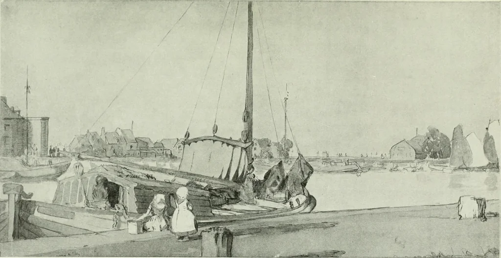 An illustration from Studio international, 1893, leaf 106