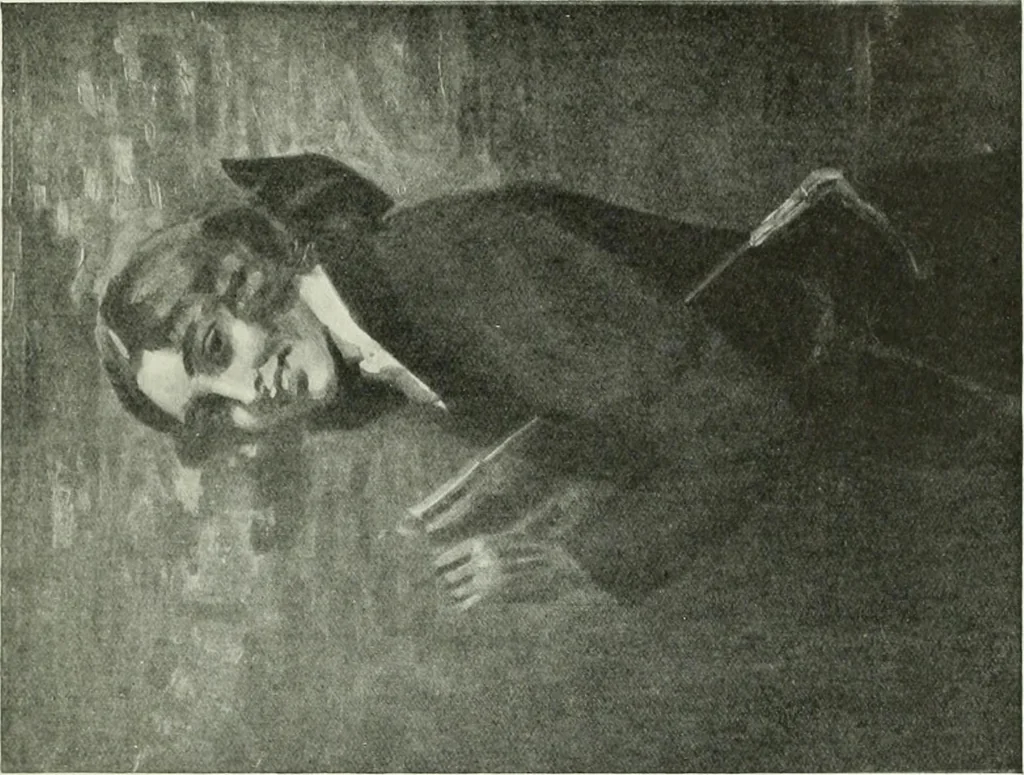 An illustration from Studio international, 1893, leaf 124