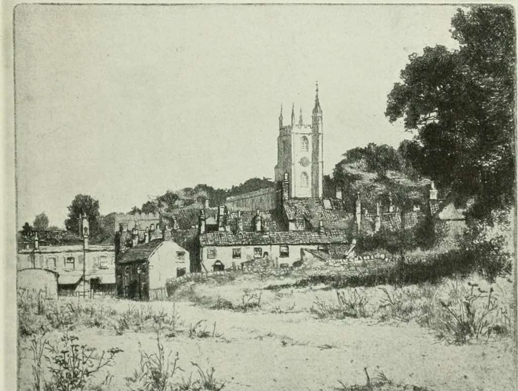 An illustration from Studio international, 1893, leaf 130