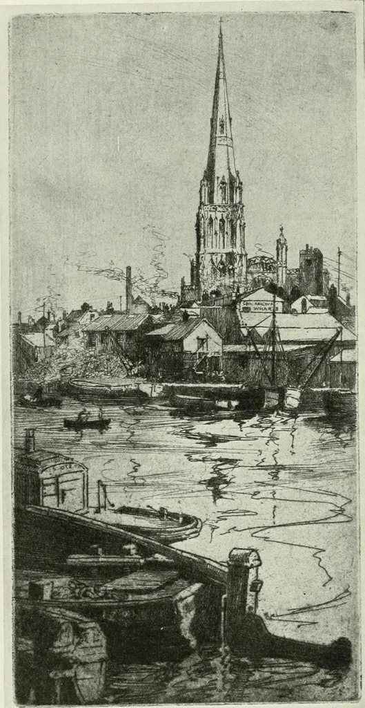 An illustration from Studio international, 1893, leaf 133