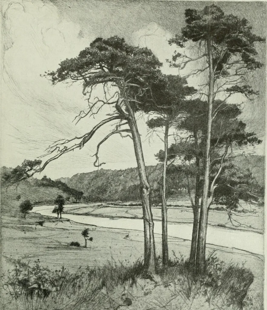 An illustration from Studio international, 1893, leaf 134