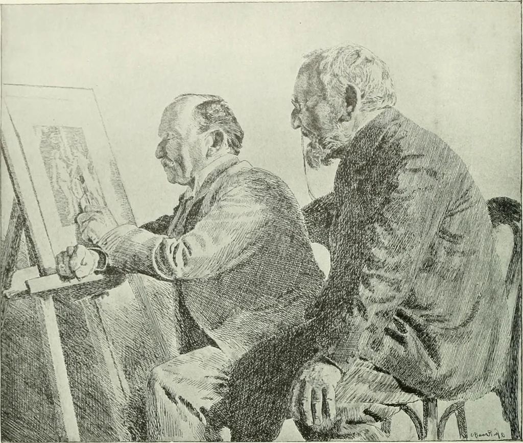 An illustration from Studio international, 1893, leaf 15