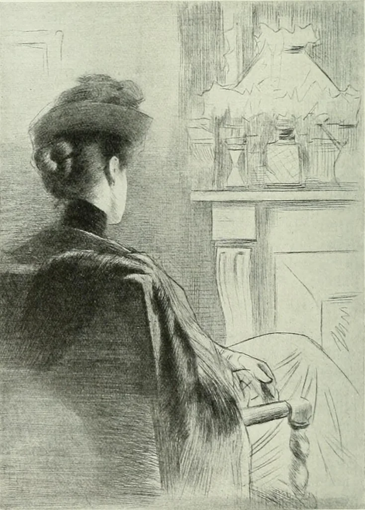 An illustration from Studio international, 1893, leaf 169