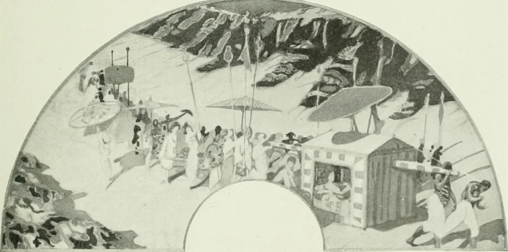 An illustration from Studio international, 1893, leaf 188