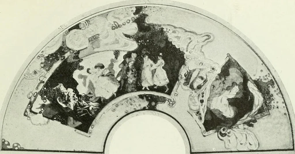 An illustration from Studio international, 1893, leaf 192