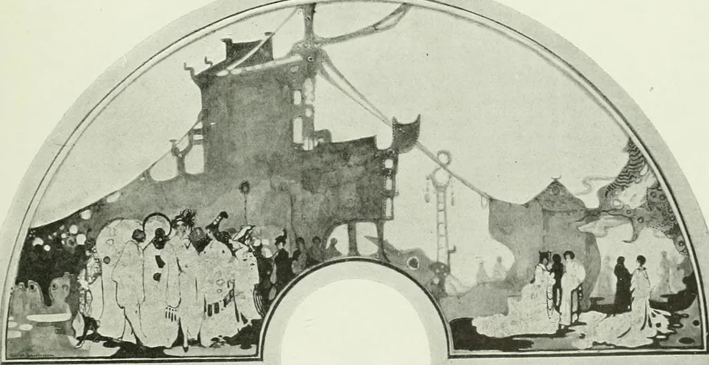 An illustration from Studio international, 1893, leaf 192