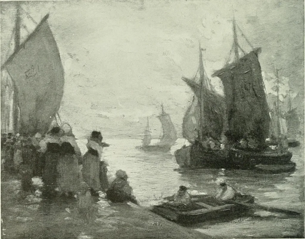 An illustration from Studio international, 1893, leaf 223