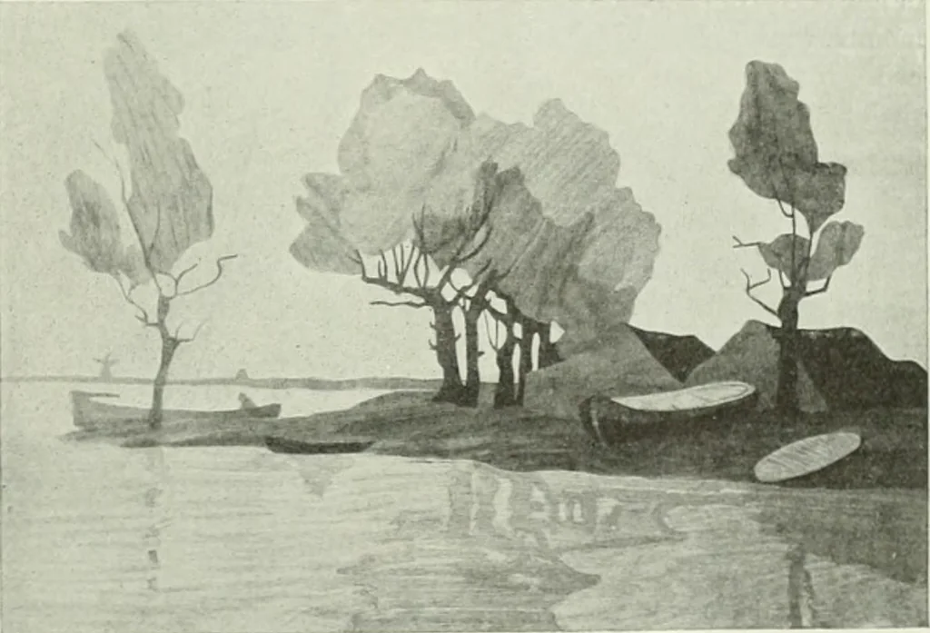 An illustration from Studio international, 1893, leaf 242