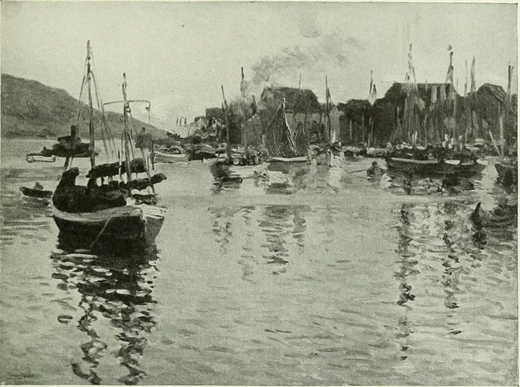 An illustration from Studio international, 1893, leaf 246
