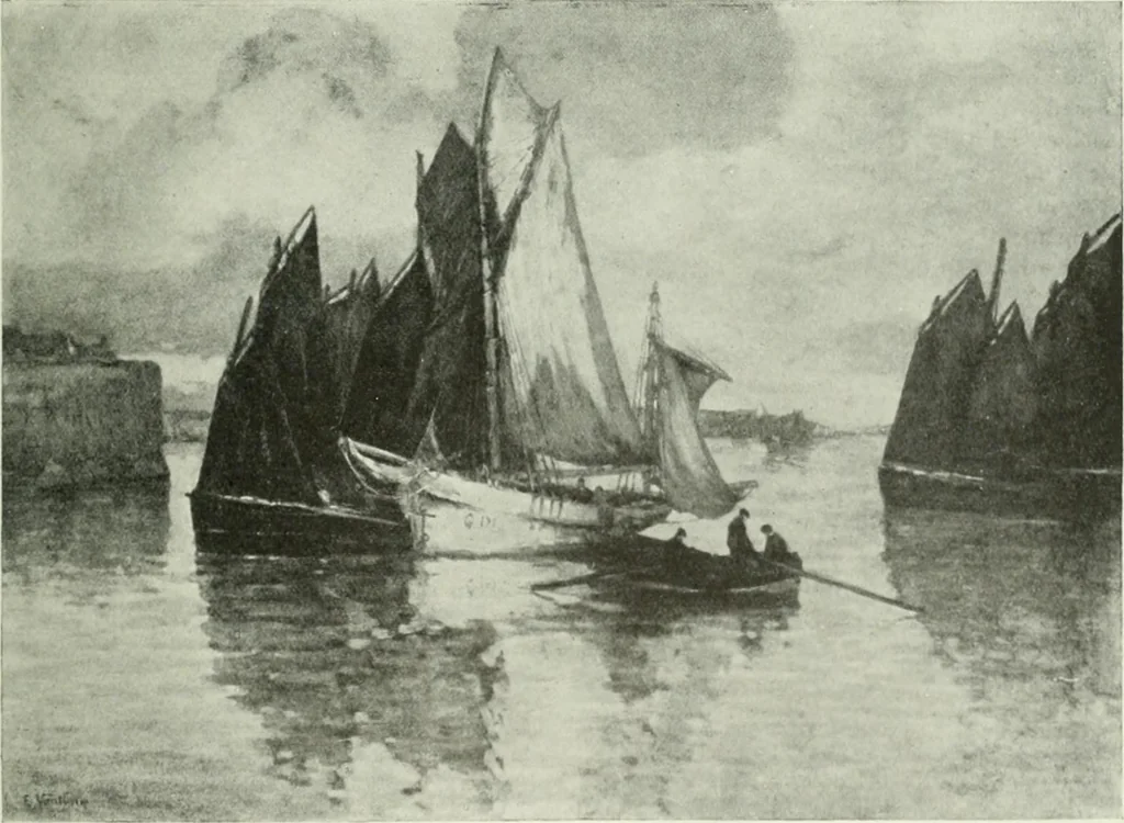 An illustration from Studio international, 1893, leaf 328