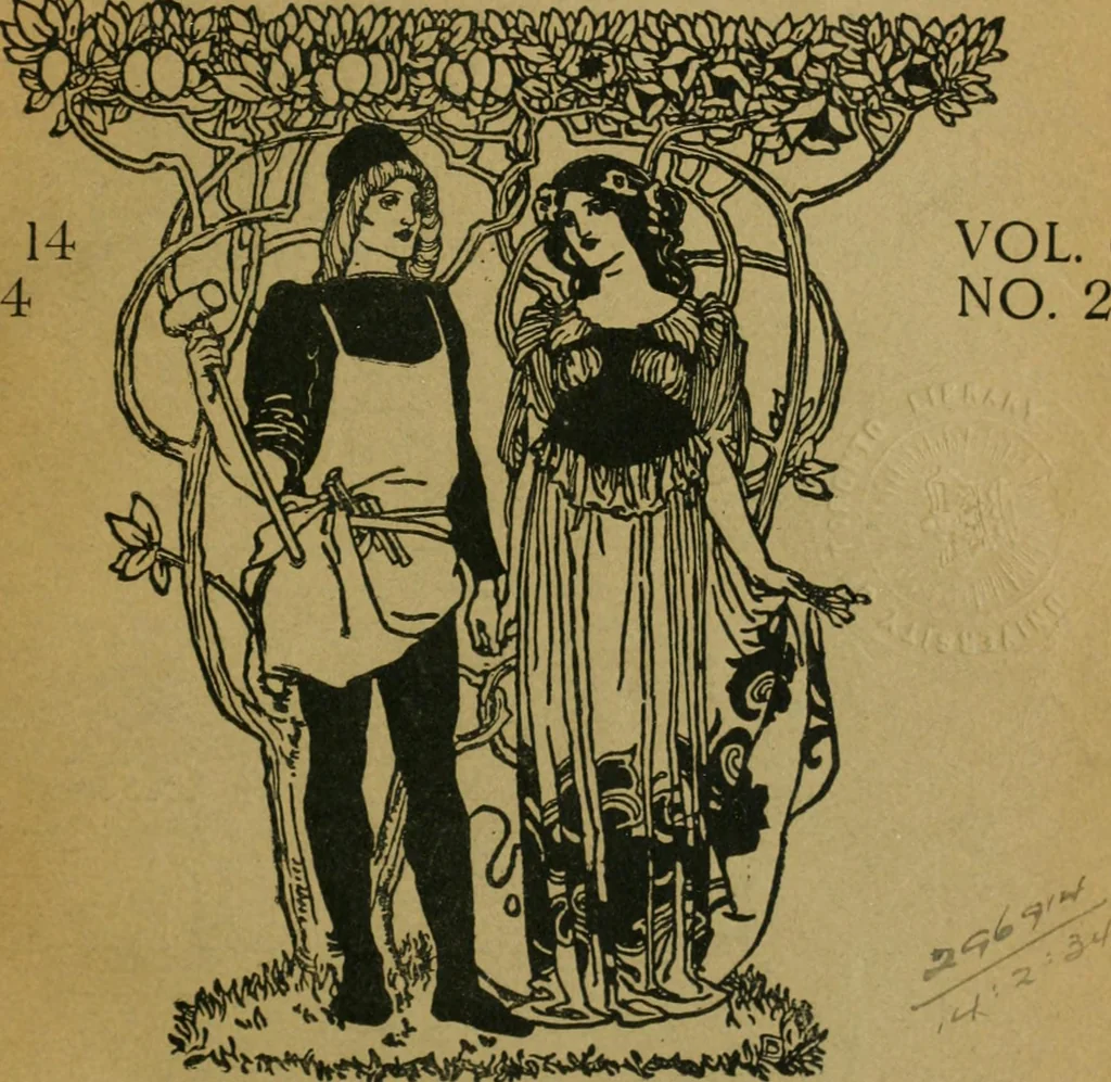 An illustration from Studio international, 1893, leaf 6