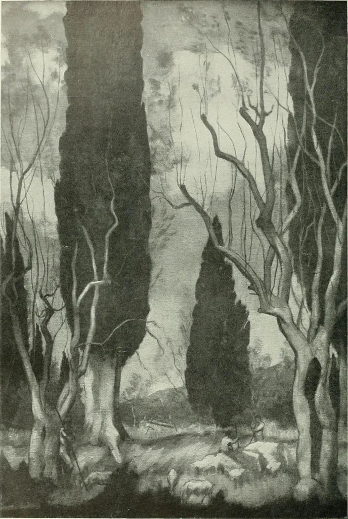 An illustration from Studio international, 1893, leaf 75