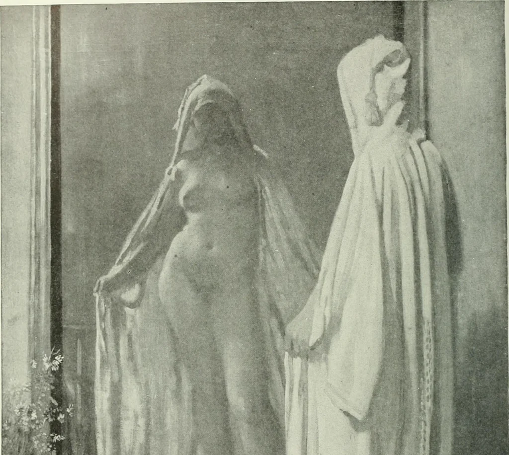 An illustration from Studio international, 1893, leaf 105
