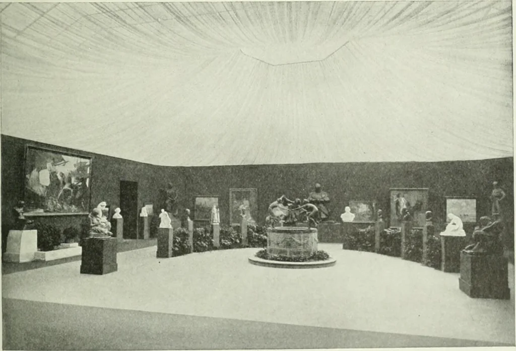 An illustration from Studio international, 1893, leaf 110