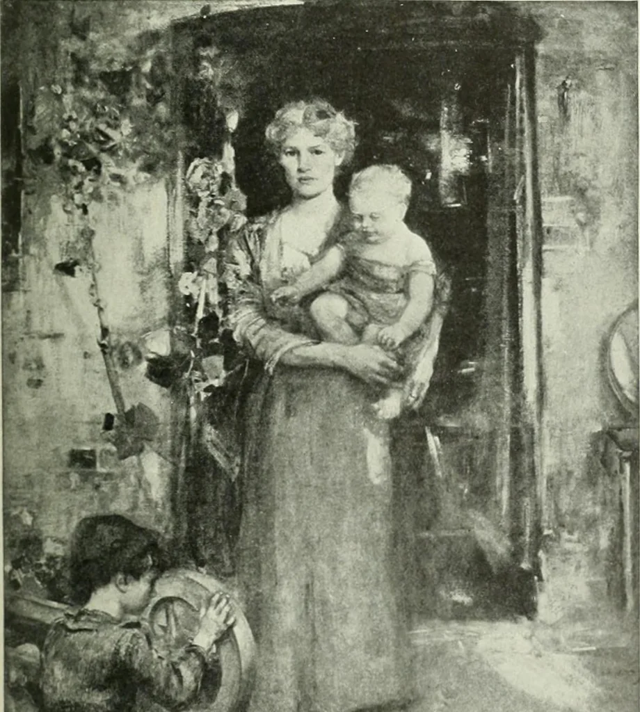 An illustration from Studio international, 1893, leaf 148