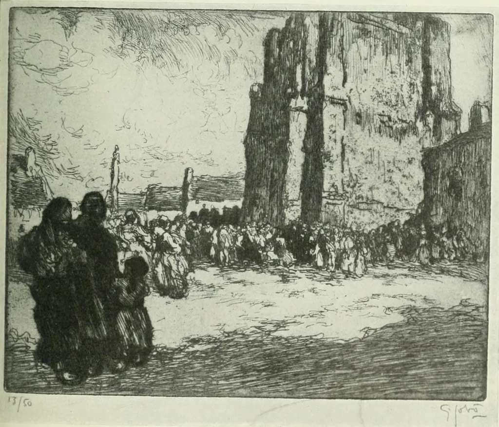 An illustration from Studio international, 1893, leaf 152