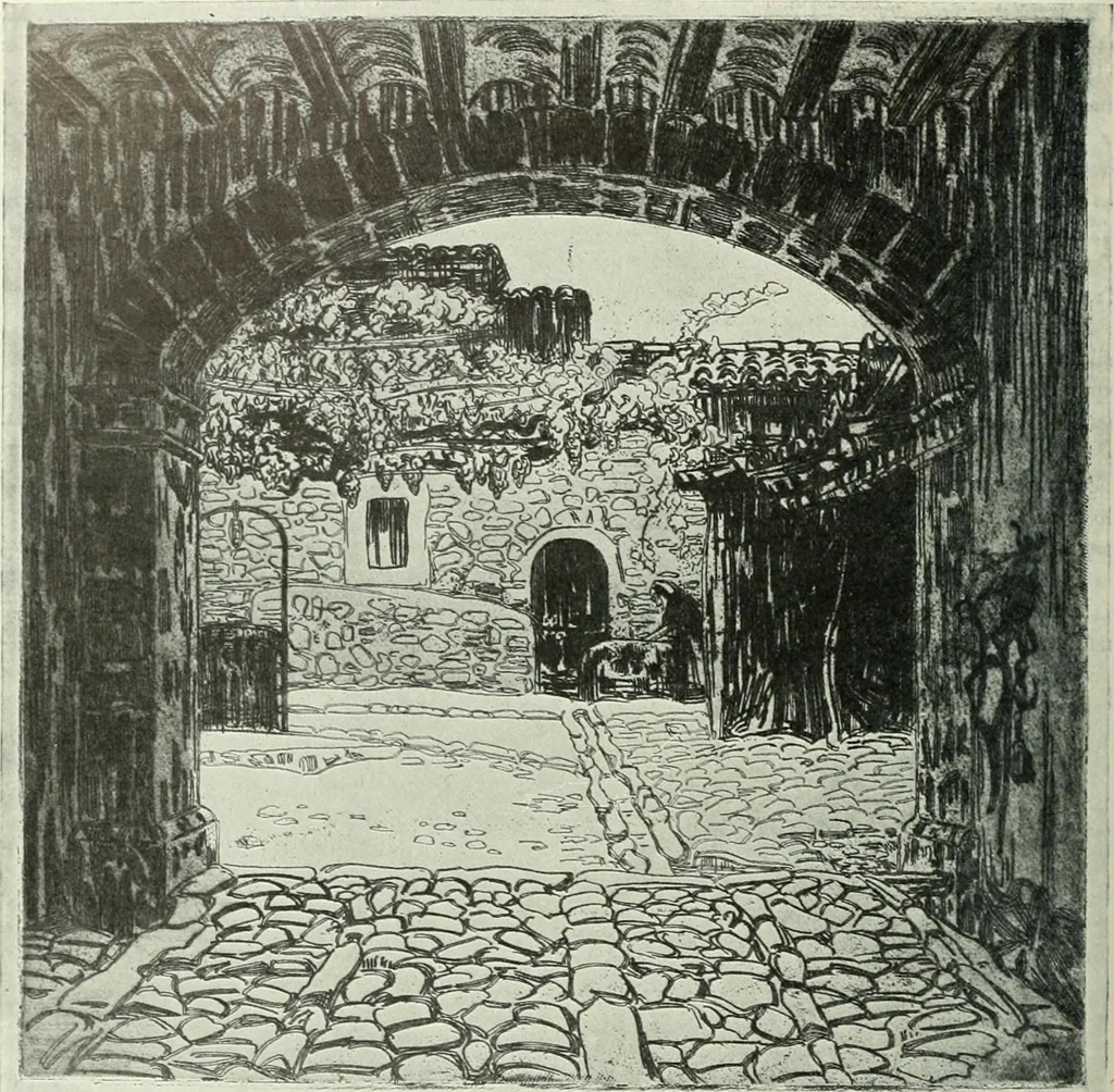 An illustration from Studio international, 1893, leaf 153