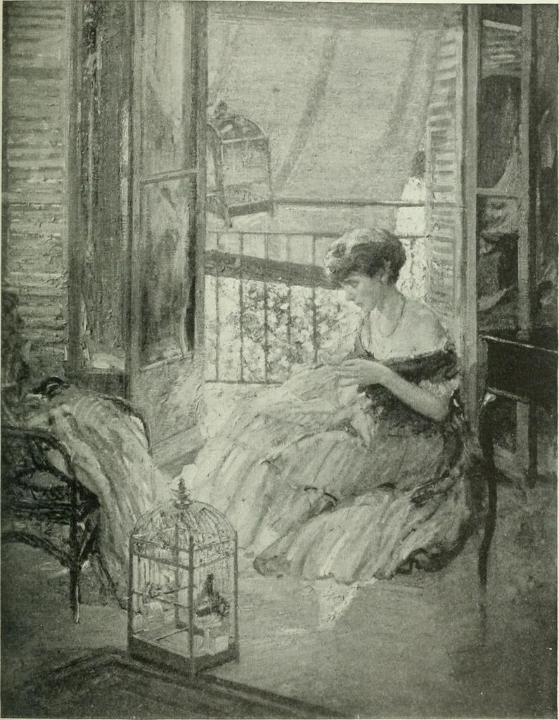 An illustration from Studio international, 1893, leaf 156
