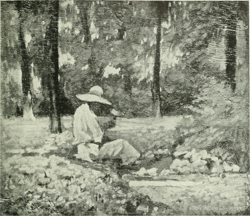 An illustration from Studio international, 1893, leaf 164
