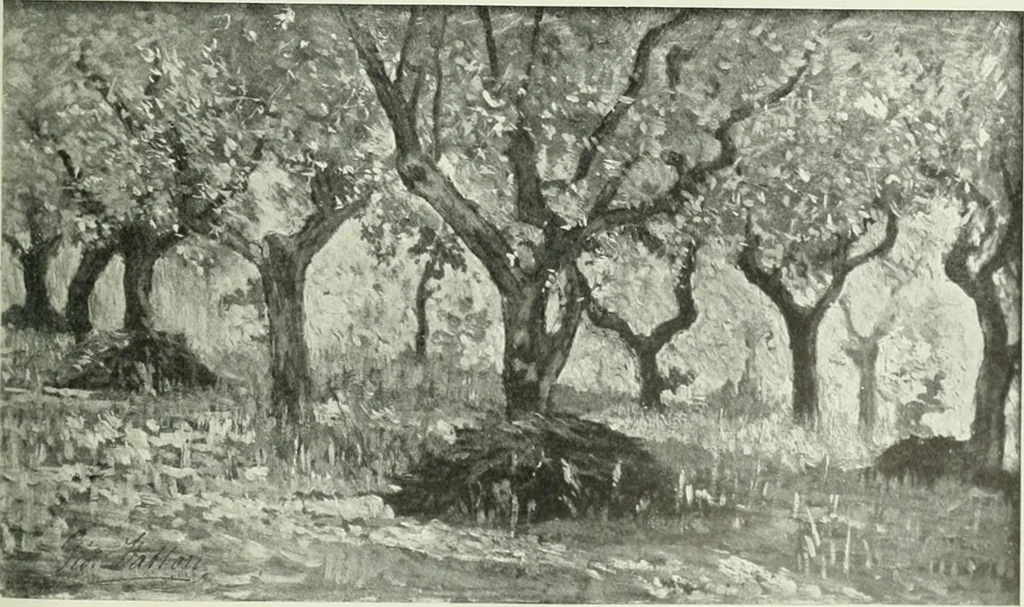 An illustration from Studio international, 1893, leaf 166