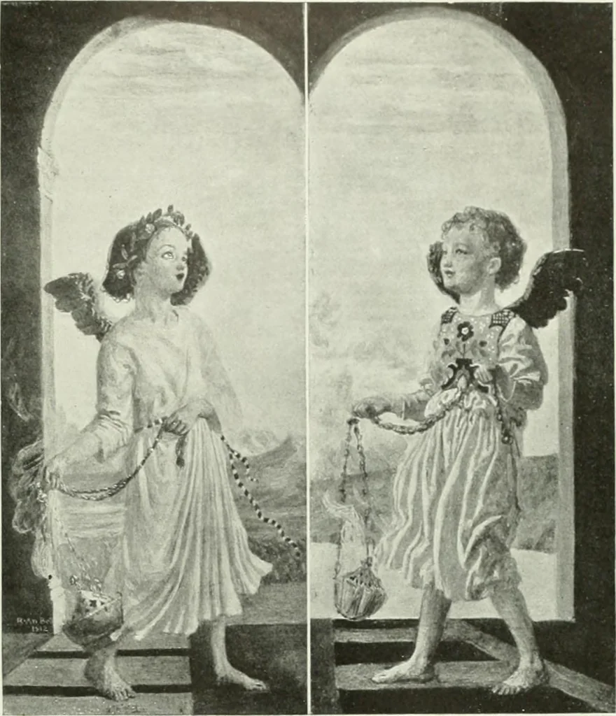 An illustration from Studio international, 1893, leaf 182