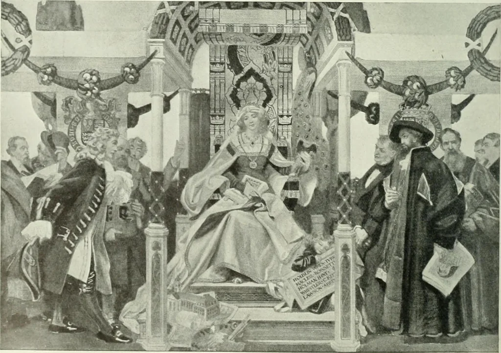 An illustration from Studio international, 1893, leaf 185