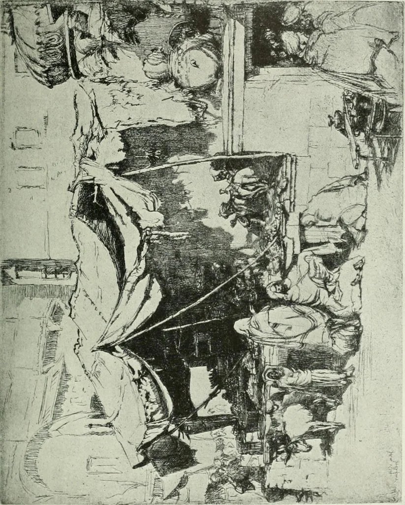 An illustration from Studio international, 1893, leaf 196
