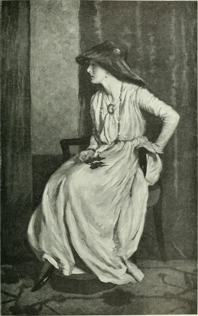 An illustration from Studio international, 1893, leaf 206