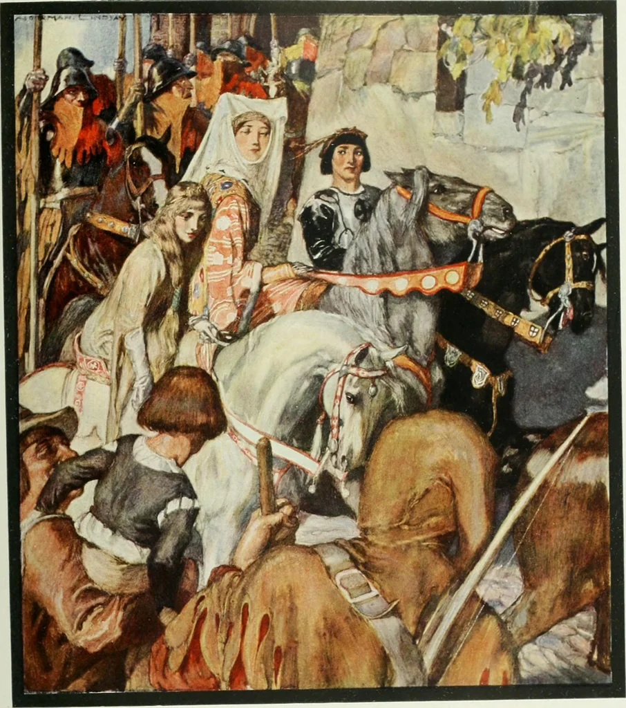 An illustration from Studio international, 1893, leaf 208