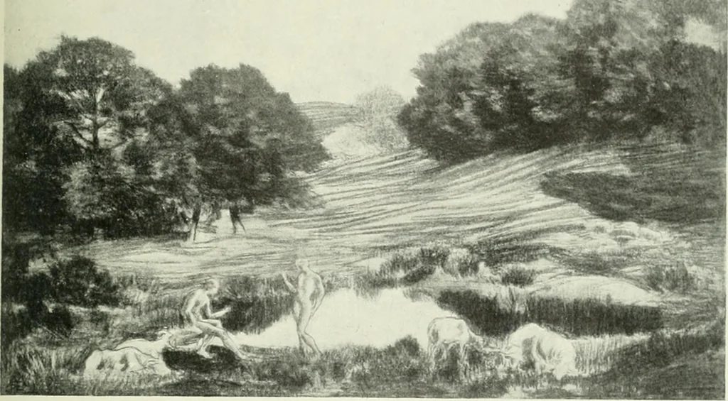An illustration from Studio international, 1893, leaf 244