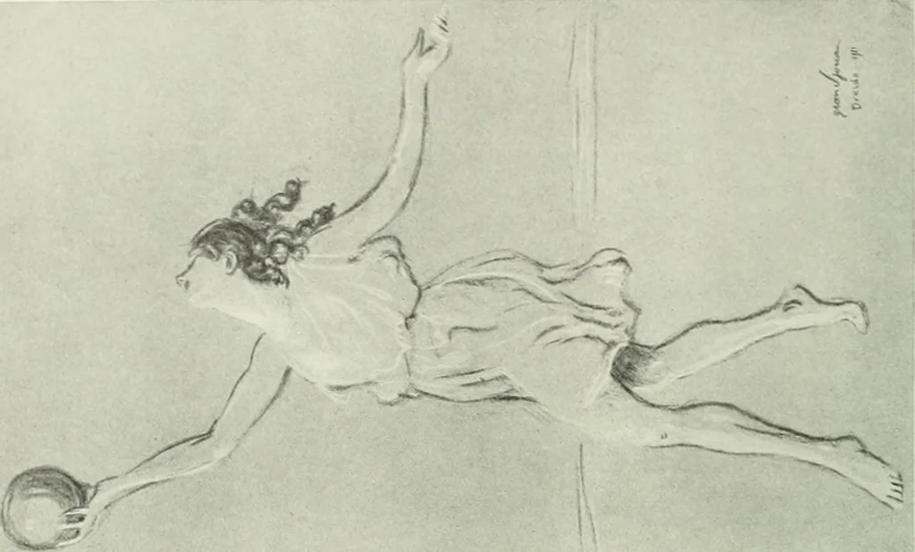 An illustration from Studio international, 1893, leaf 249