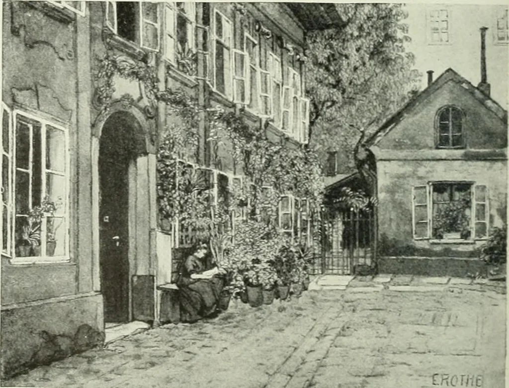 An illustration from Studio international, 1893, leaf 255