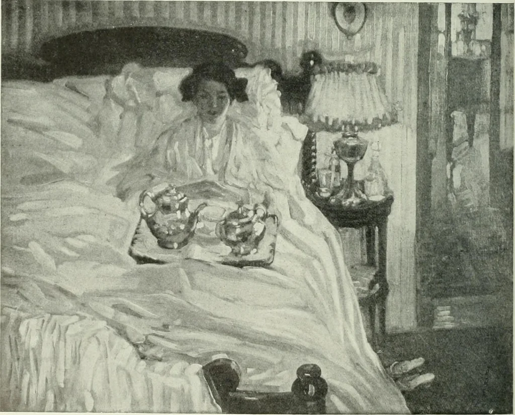 An illustration from Studio international, 1893, leaf 263