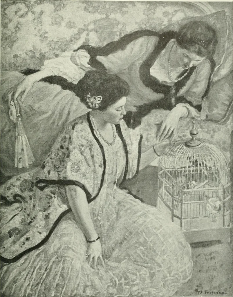 An illustration from Studio international, 1893, leaf 264