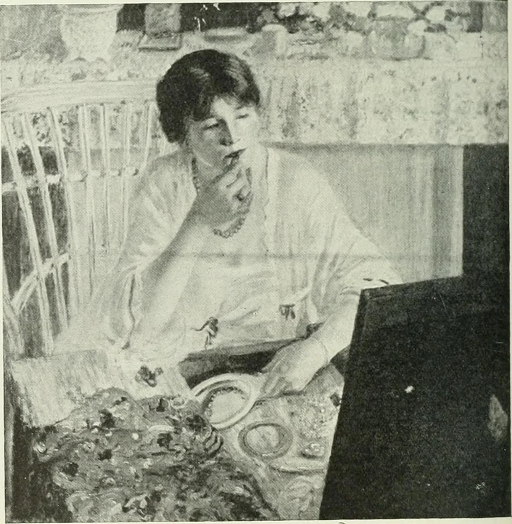 An illustration from Studio international, 1893, leaf 267