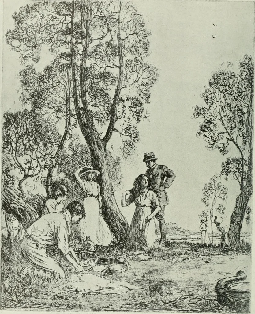 An illustration from Studio international, 1893, leaf 311