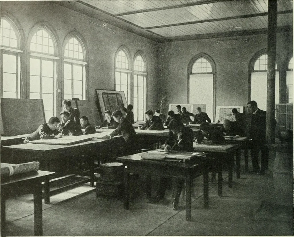 An illustration from Studio international, 1893, leaf 327