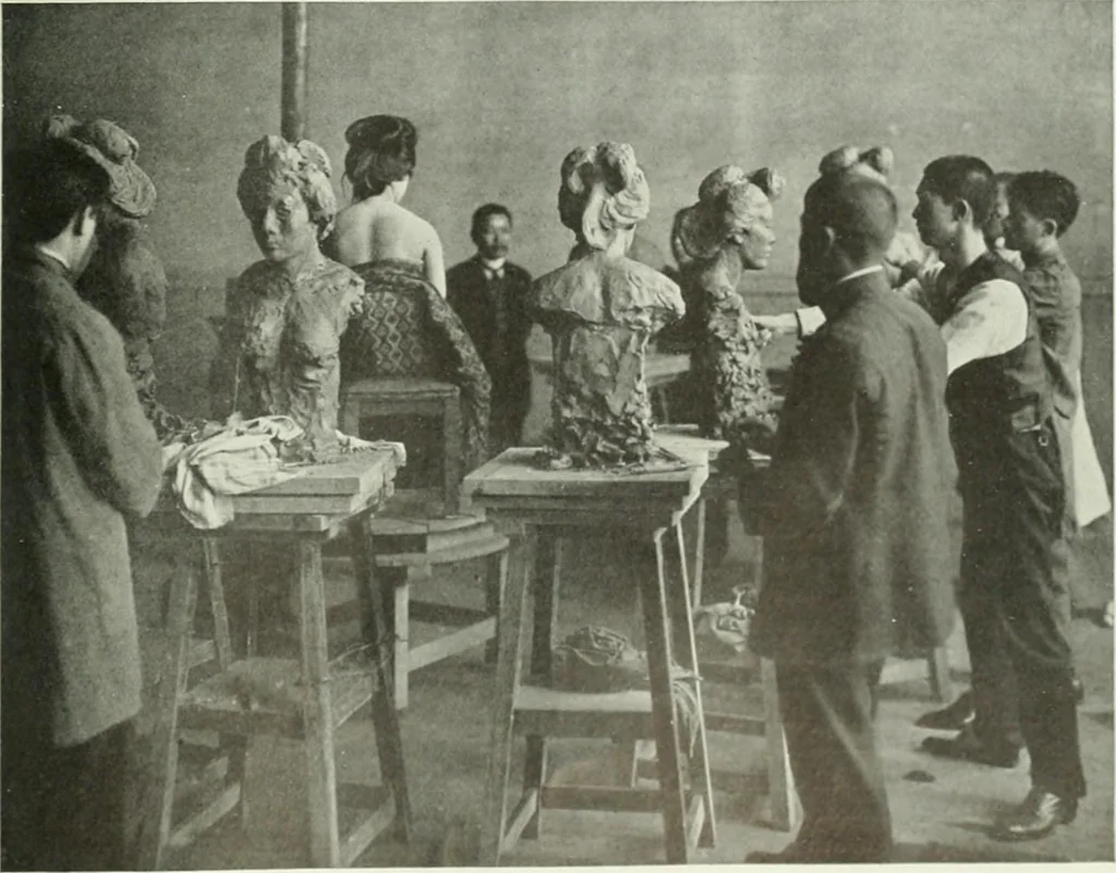 An illustration from Studio international, 1893, leaf 328