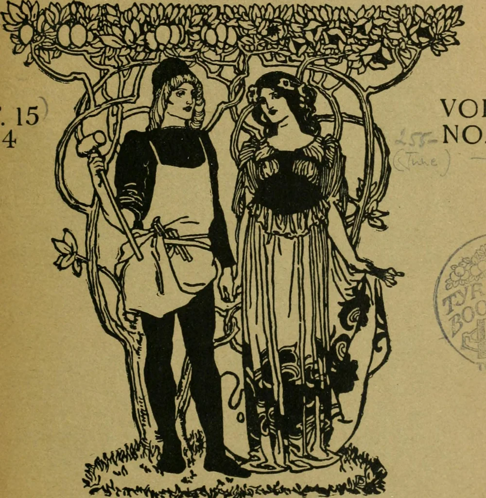 An illustration from Studio international, 1893, leaf 6